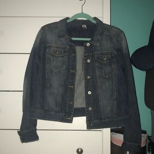 Dark wash denim jacket